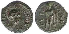 2226 Tyra Sarmatia Antoninus Pius AE