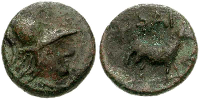2682 Hephaestia Lemnos Insulae Thraciae AE