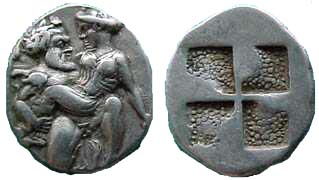 21 Thrace Thasos Drachm AR