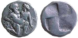 22 Thrace Thasos Drachm AR