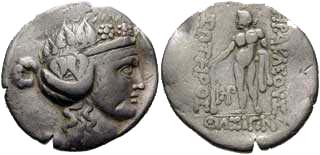 58 Thrace Thasos Tetradrachm AR