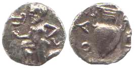 321 Thrace Thasos Trihemiobol AR