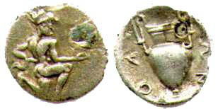 366 Thrace Thasos Trihemiobol AR