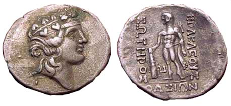 395 Thrace Thasos Tetradrachm AR