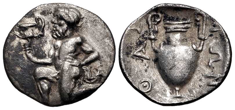 5450 Thasos Insulae Thraciae Trihemiobol AR