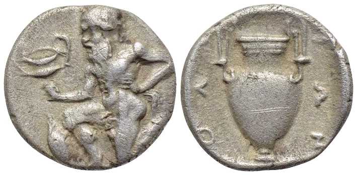 5935 Thasos Insulae Thraciae Trihemiobol AR