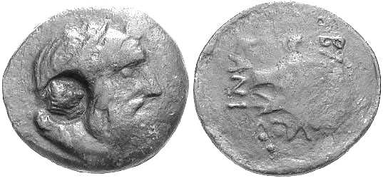 1815 Thrace (Scyths) Kanites AE