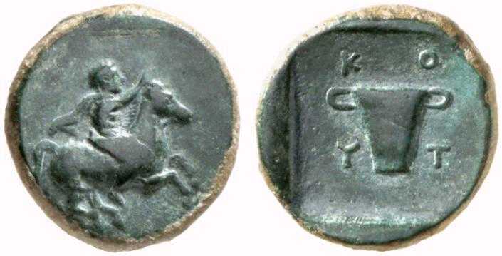 1390 Cotys I Reges Thraciae AE