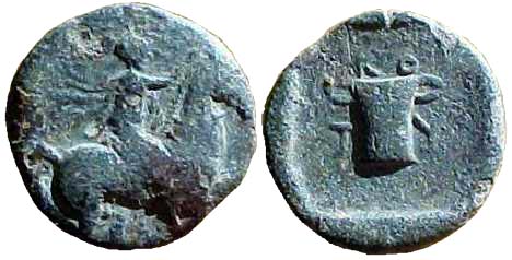 3378 Cotys I Rex Thraciae AE