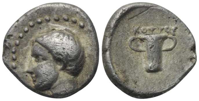 5564 Kotys I Reges Thraciae AR