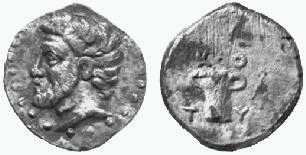 v1052 Cotys I Rex Thraciae AR