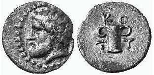 v1053 Cotys I Rex Thraciae AR