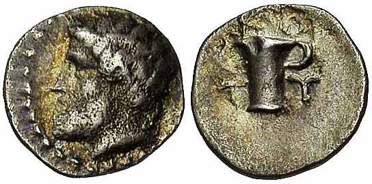 v1458 Cotys I Rex Thraciae AR