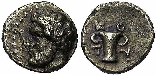 v1459 Cotys I Rex Thraciae AR