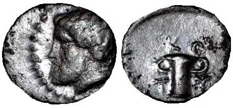 v1529 Cotys I Rex Thraciae AR