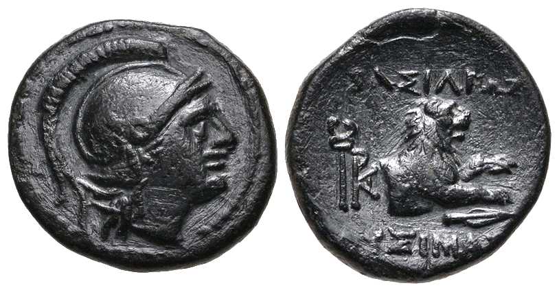 6555 Lysimachus Rex Thraciae AE