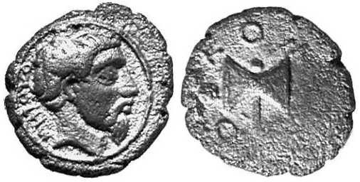 1257 Metocus Rex Thraciae AR