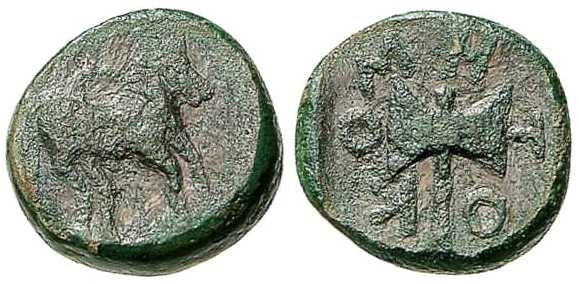 4115 Metocus Rex Thraciae AE