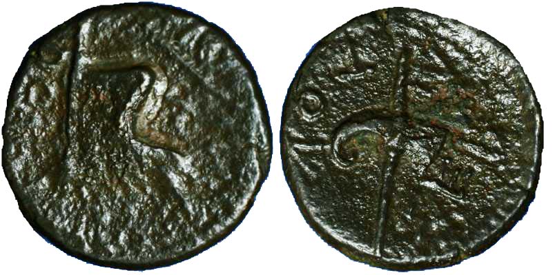3388 Rhoemetalces I Rex Thraciae AE