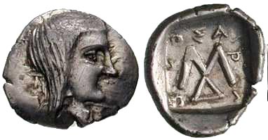 v2 Saratocus Rex Thraciae Trihemiobol AR