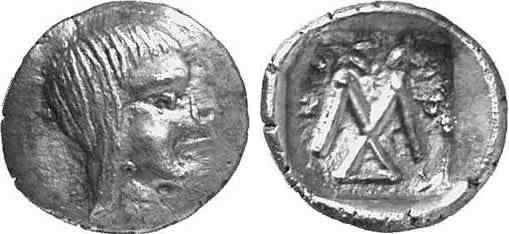 v3 Saratocus Rex Thraciae Trihemiobol AR