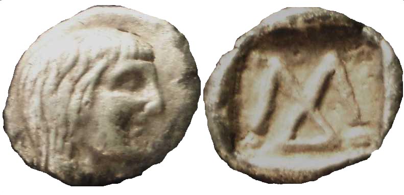 v183 Saratocus Rex Thraciae Trihemiobol AR