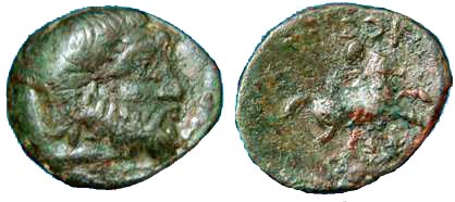 919 Seuthes III Rex Thraciae AE