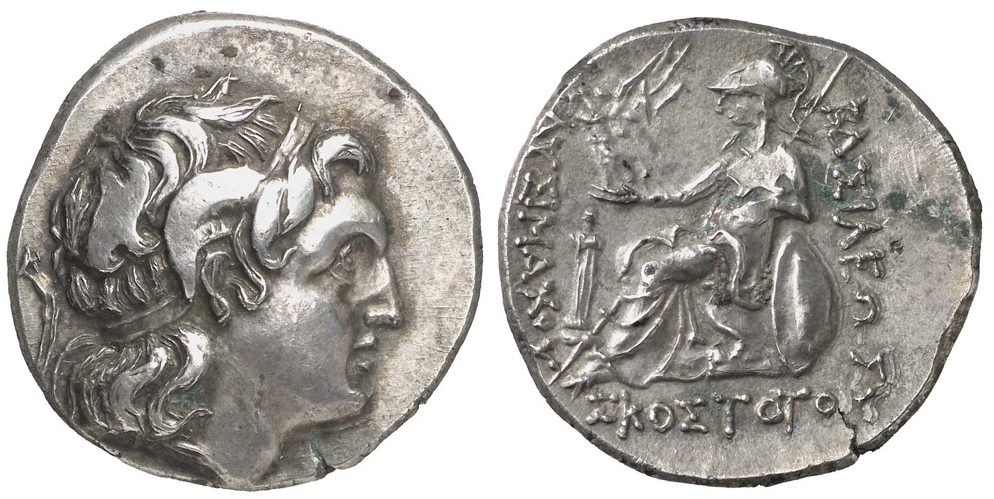 v1447 Scostoces Rex Thraciae Tetradrachm AR