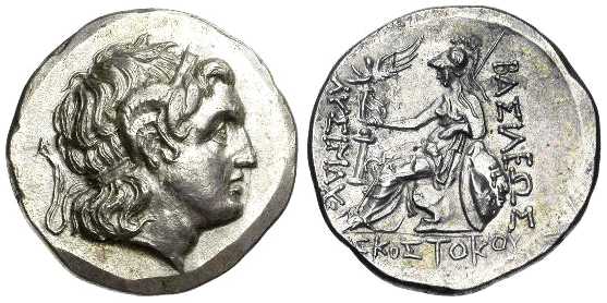 v2721 Scostoces Rex Thraciae Tetradrachm AR