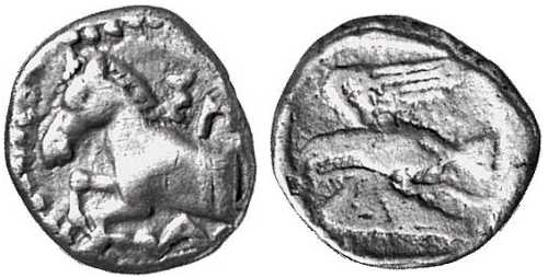 1716 Thrace Sparadokos Diobol AR