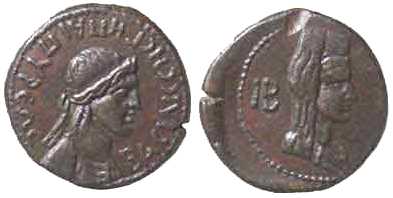 1384 Gepaipyris Regnum Bosporanum 12 Nummi AE
