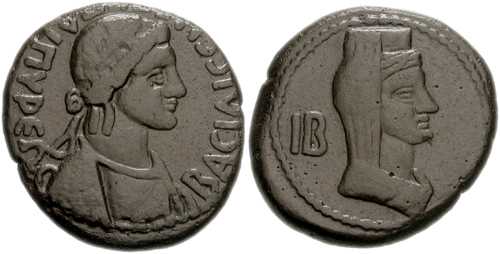 1850 Gepaipyris Regnum Bosporanum 12 Nummi AE