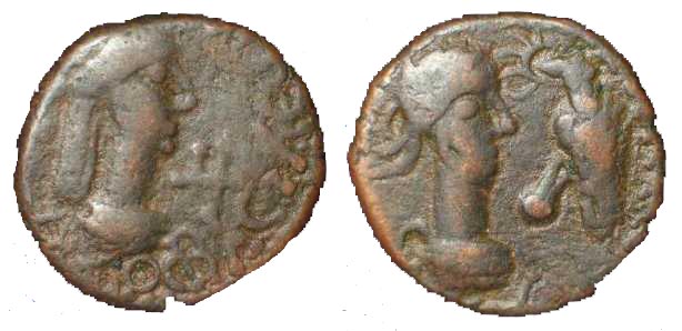1068 Rhescuporis V Regnum Bosporanum AE