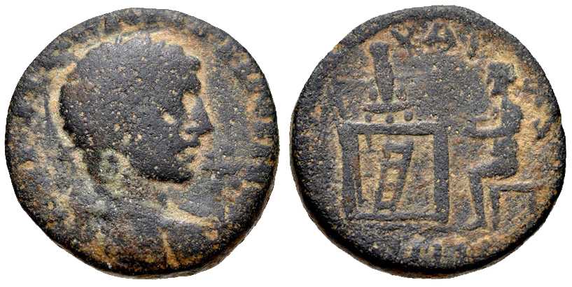 3922 Charachmoba Decapolis-Arabia Elagabalus AE
