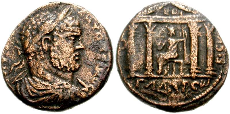 3275 Gadara Decapolis-Arabia Caracalla AE