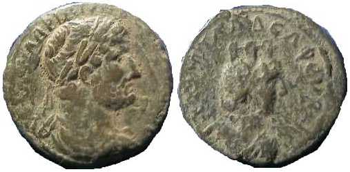 3020 Philadelphia Decapolis Hadrianus AE