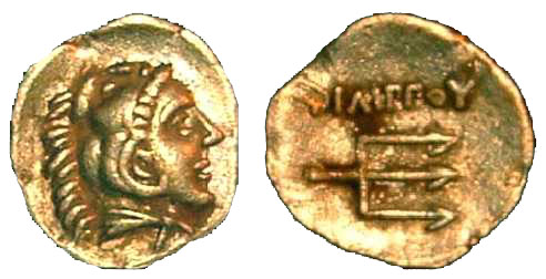 296 Macedonia Philip II 1/8 Stater AV