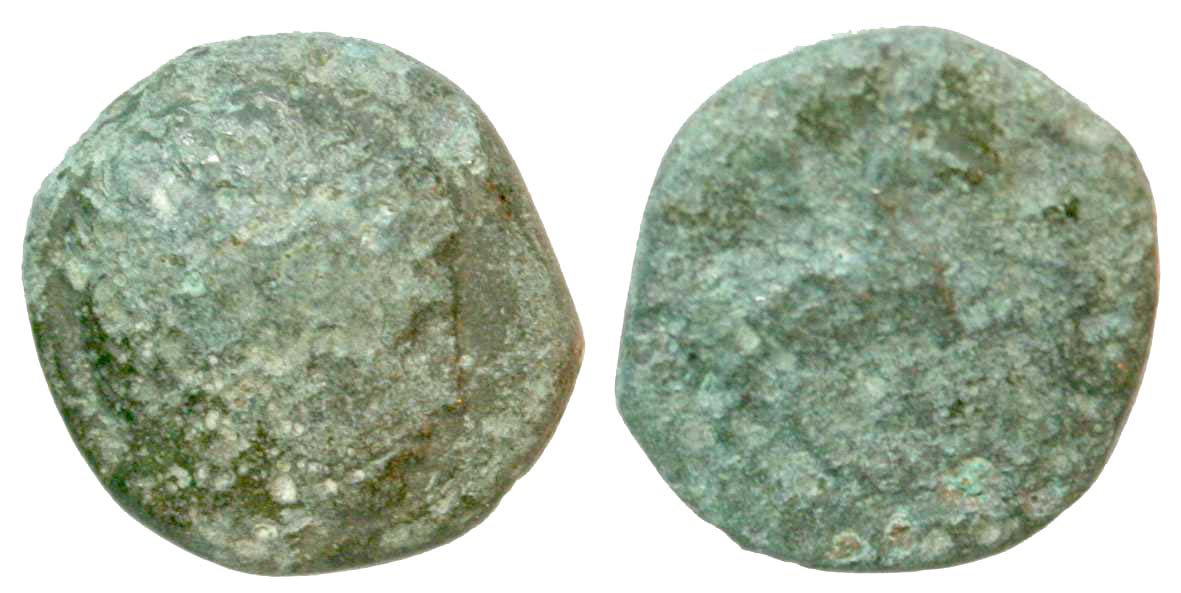 4801 Philippus II Rex Macedoniae AE cleaned