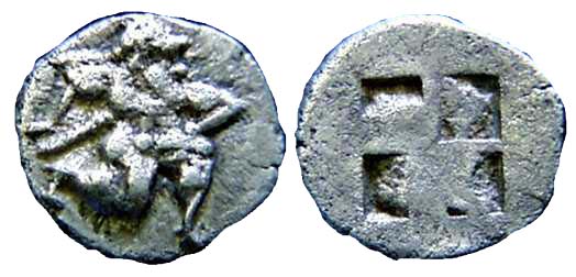 57 Macedonia Lete Trihemiobol AR