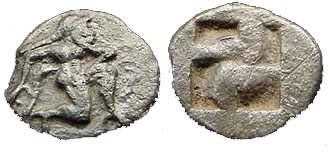 781 Macedonia Lete Trihemiobol AR