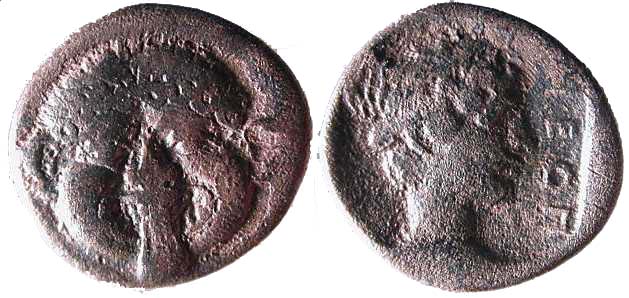 3174 Neapolis Macedonia  Hemidrachm AR