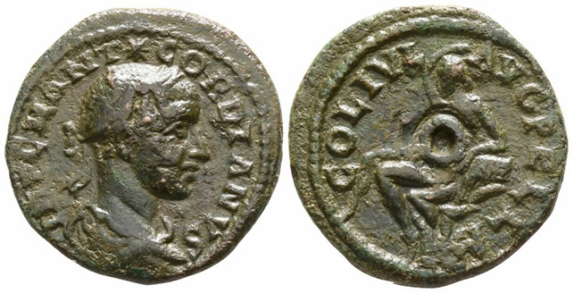 6803 Macedonia Pella Gordianus III AE