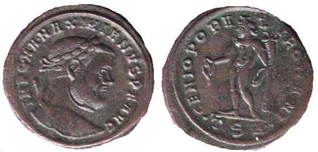 959 Thessalonice Macedonia Maximianus AE