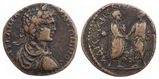 6838 Amasia Pontus Caracalla AE