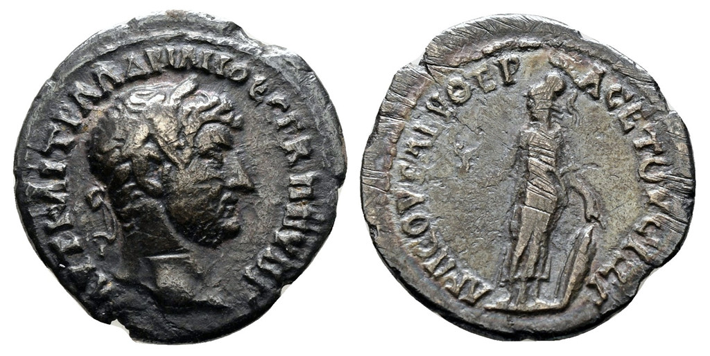7349 Amisus Pontus Hadrianus AR