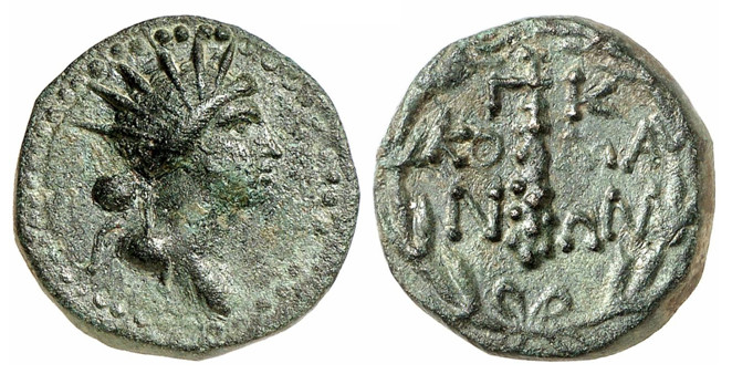 7098 Comana Pontus Dominium Romanum AE