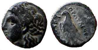 3307 Abydus Troas Hemidrachm AR