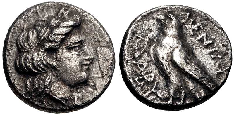 5526 Abydus Troas Hemidrachm AR