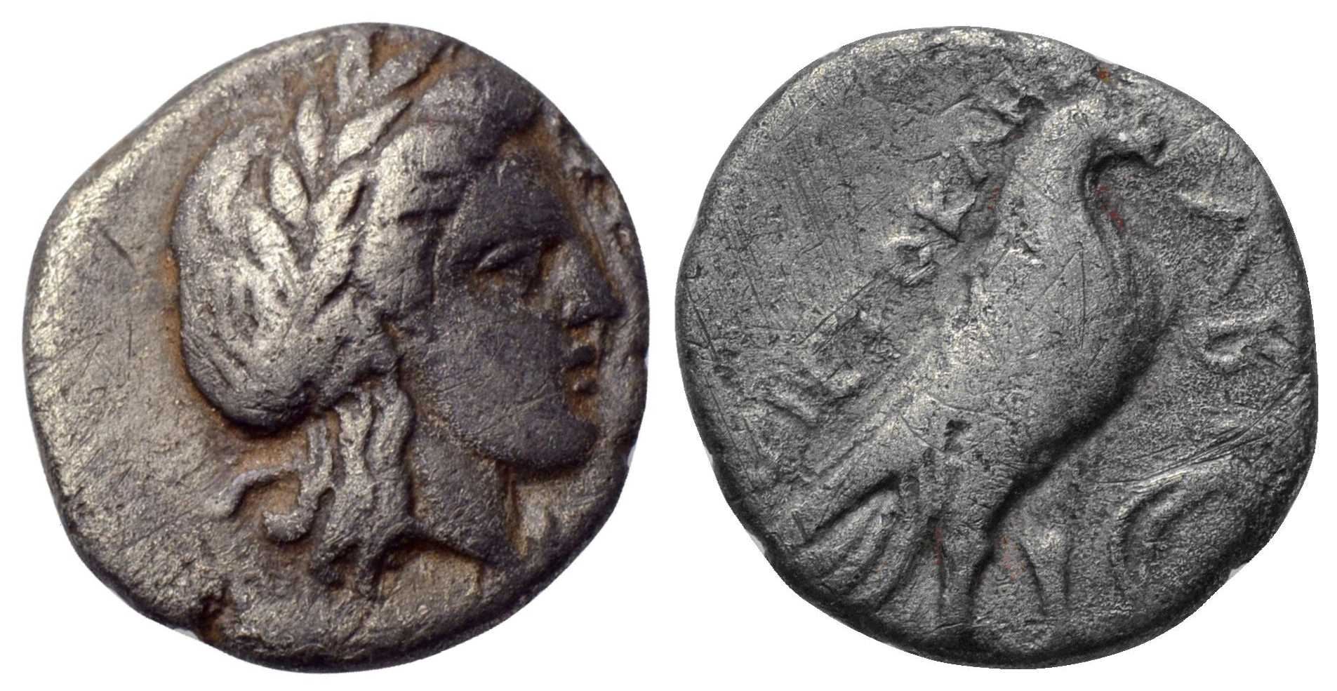 5629 Abydus Troas Hemidrachm AR