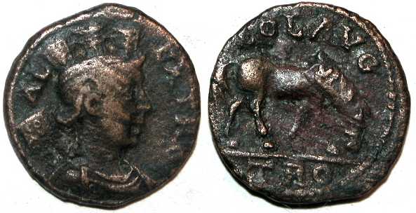 2890 Alexandreia Troas Dominium Romanum AE